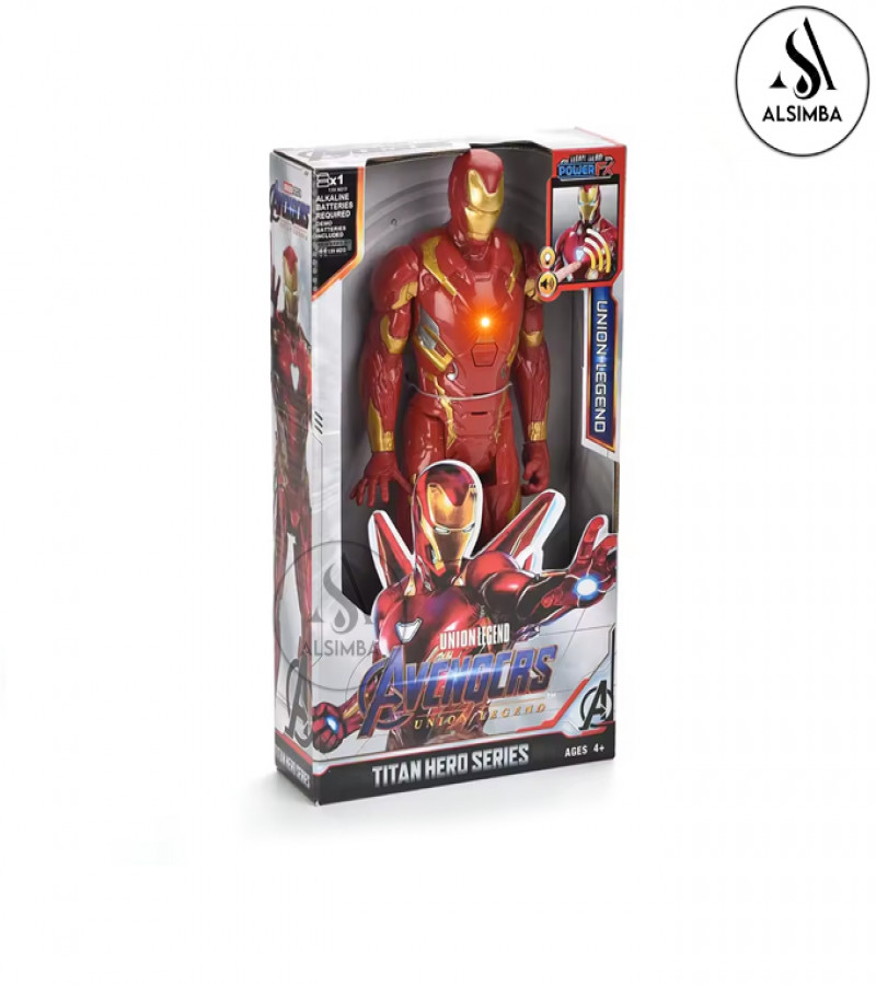 Alsimba Marvel Avengers Union Legend Titan Hero Series Ironman Action Figure Set With Lights – Avengers Ironman Toys for Boys
