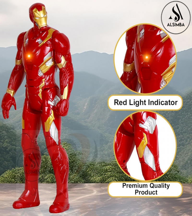 Alsimba Marvel Avengers Union Legend Titan Hero Series Ironman Action Figure Set With Lights – Avengers Ironman Toys for Boys