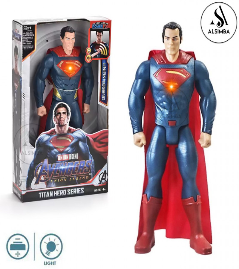 Alsimba Marvel Avengers Union Legend Titan Hero Series Superman Action Figure Set With Lights – Avengers Superman Toys for Boys