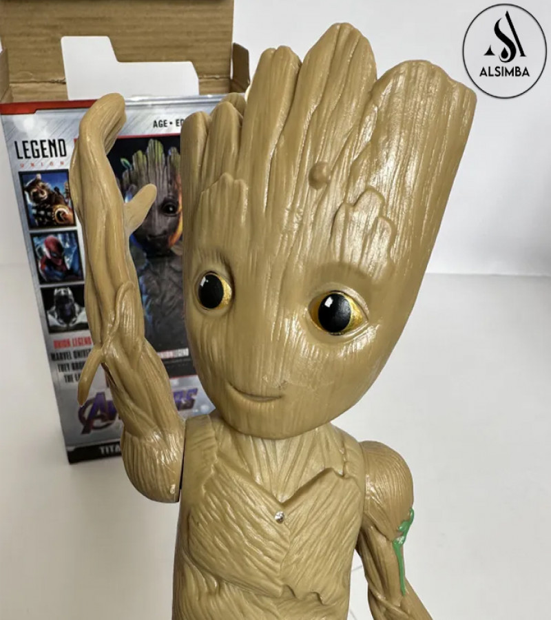 Alsimba Groot Marvel Legends Guardians of the Galaxy Action Figure Toy Set with Lights – Avengers Toy Gift for Boys