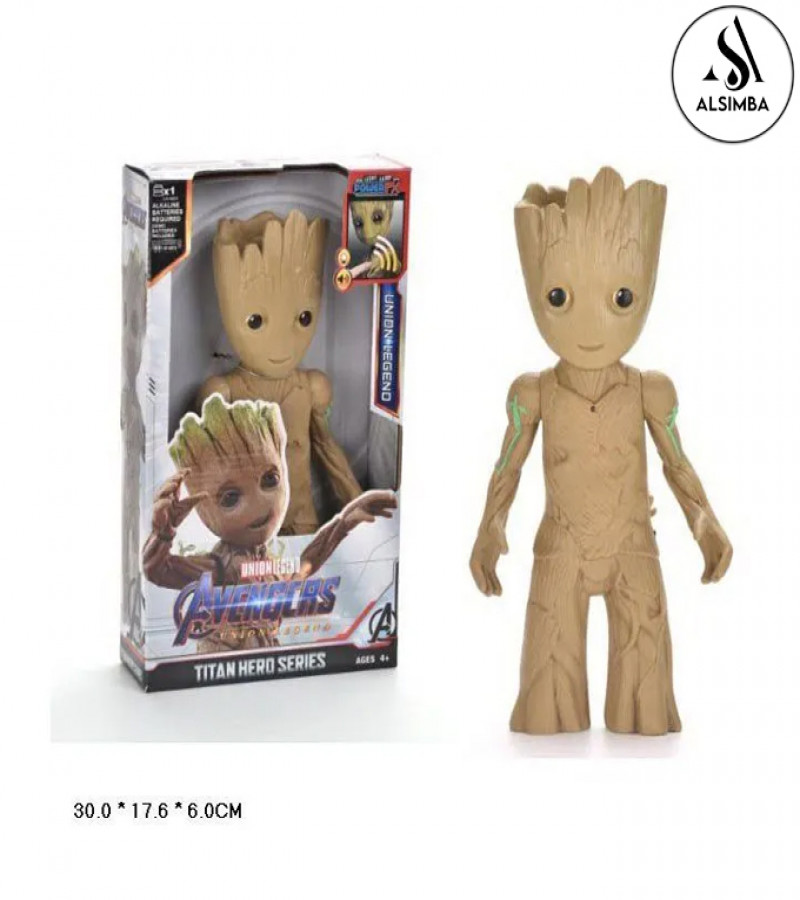 Alsimba Groot Marvel Legends Guardians of the Galaxy Action Figure Toy Set with Lights – Avengers Toy Gift for Boys