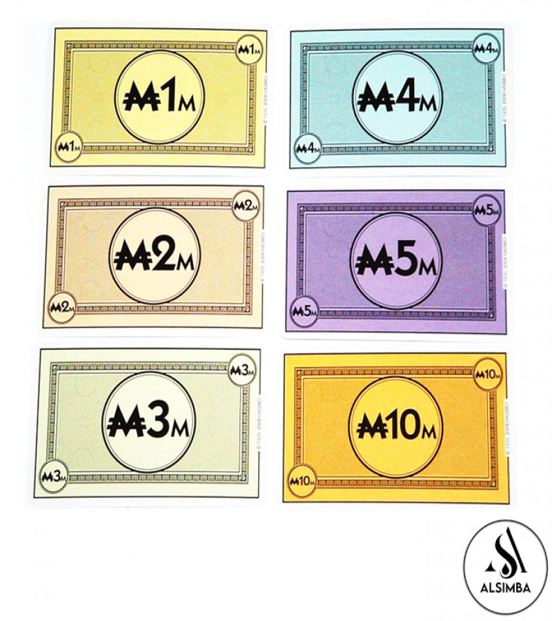 Alsimba Monopoly Deal Card Game – 110 Cards Fast Strategy Game for Kids & Adults – Family Fun – Ages 8+ – Black Edition