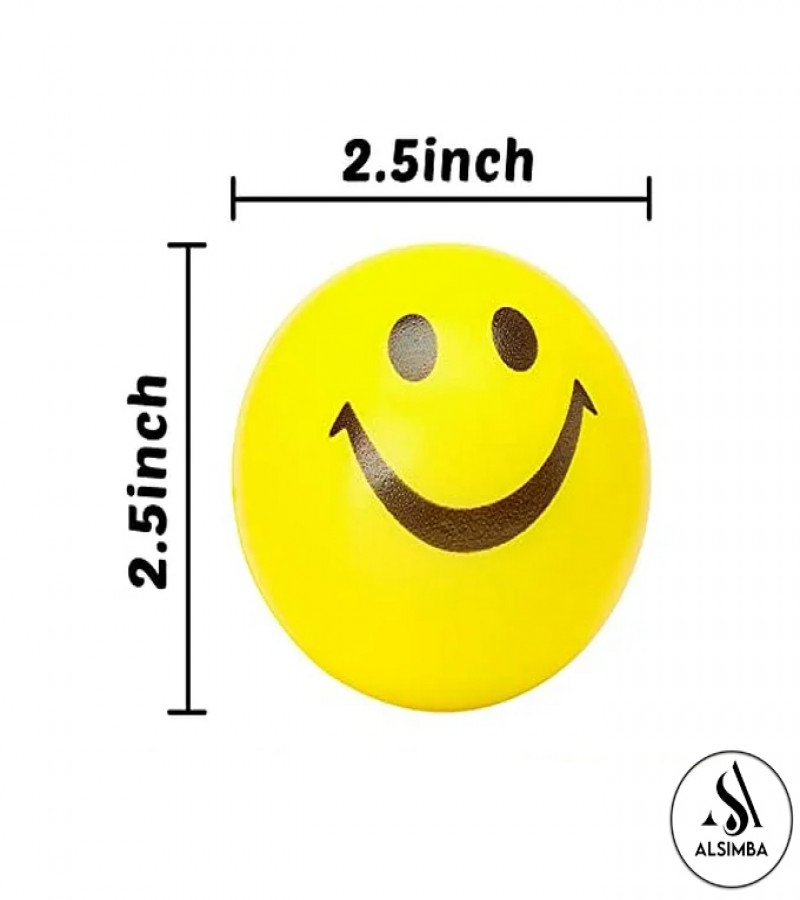 Alsimba 3-Pack Soft Foam Smiley Emoji Balls for Kids – Lightweight Indoor Play Balls – Safe, Easy Grip, Ages 3+