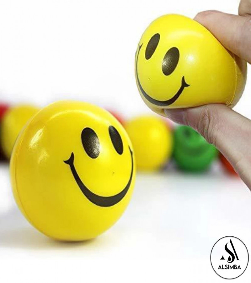 Alsimba 3-Pack Soft Foam Smiley Emoji Balls for Kids – Lightweight Indoor Play Balls – Safe, Easy Grip, Ages 3+