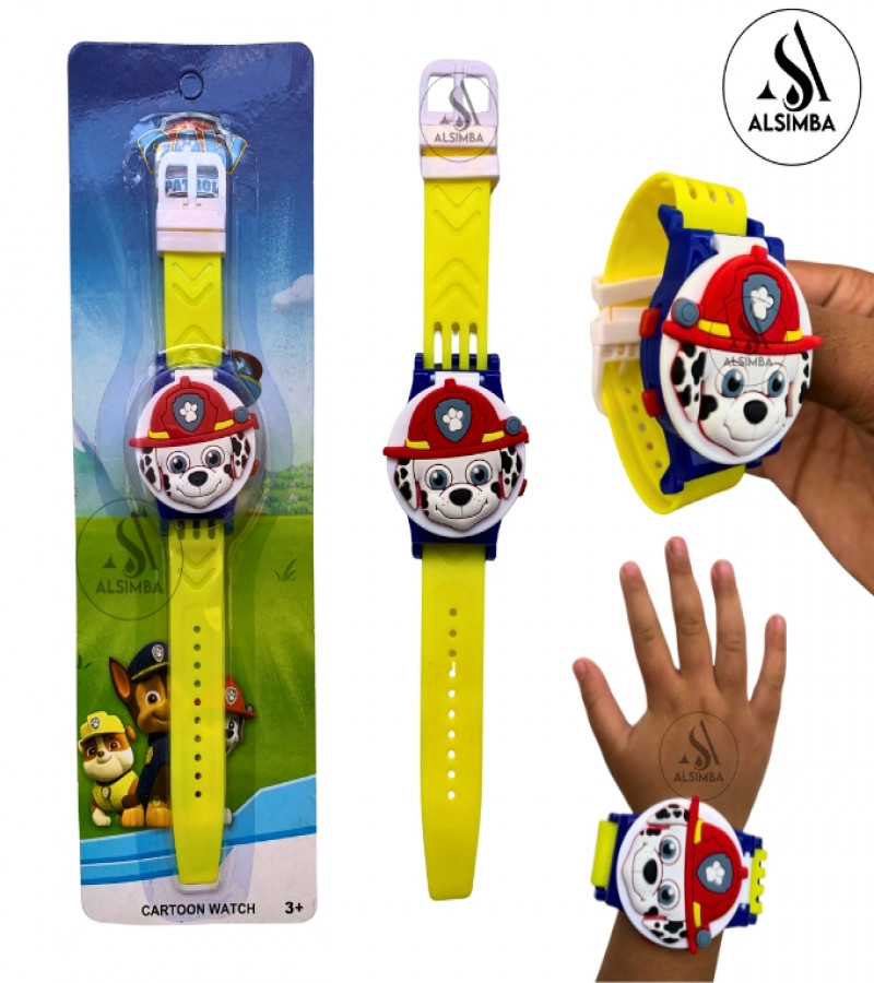 Alsimba Paw Patrol Character Wrist Watch for Kids Boys – Stylish Cartoon LED Timepiece for Children with Adjustable Strap – Comfortable