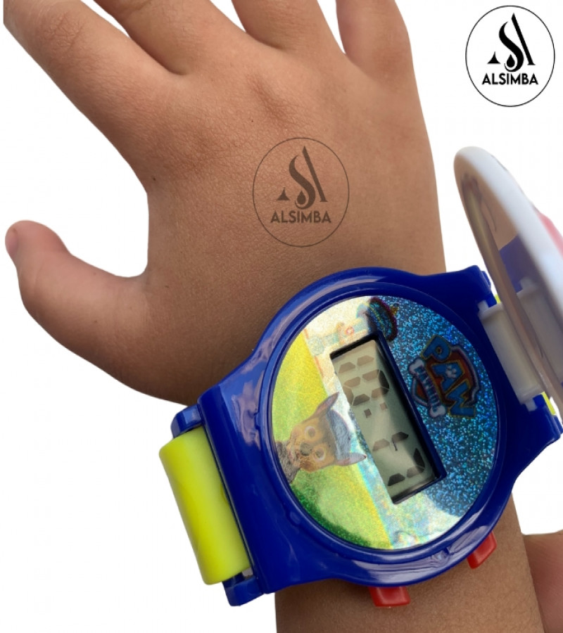 Alsimba Paw Patrol Character Wrist Watch for Kids Boys – Stylish Cartoon LED Timepiece for Children with Adjustable Strap – Comfortable