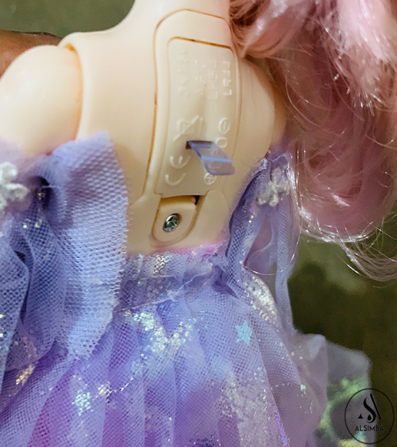Alsimba Pink Princess Fairy Doll Bride Dress Set - 15" Anime Korean Face, 40+ Sounds, 20+ Joints, Gift Box & Keychain