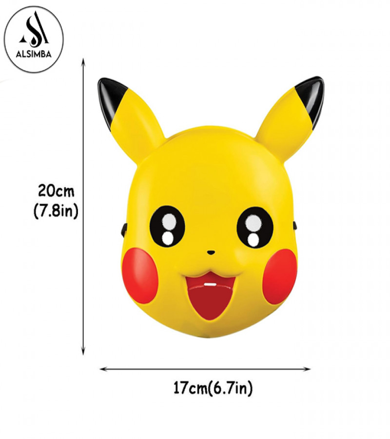 Alsimba Pokemon Mask for Kids – Birthday Party Costume, Cosplay Toy – High-Quality Plastic – Fun Pretend Play Mask
