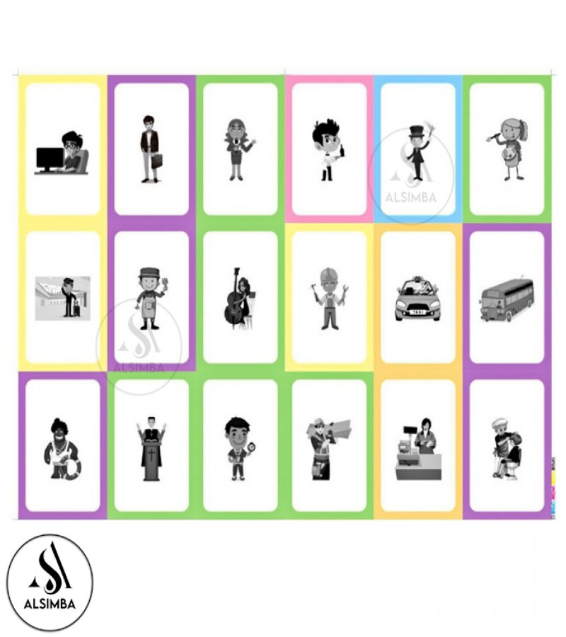 Alsimba Professional Flash Cards Set for Kids – 36 Early Learning Educational Cards for Toddlers & Preschoolers