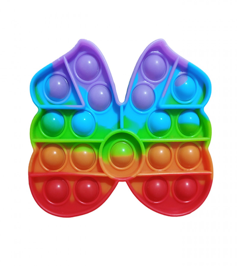 Alsimba Push Popit Bubble Silicone Toy for Kids - Approx. 5 inches - Buterfly