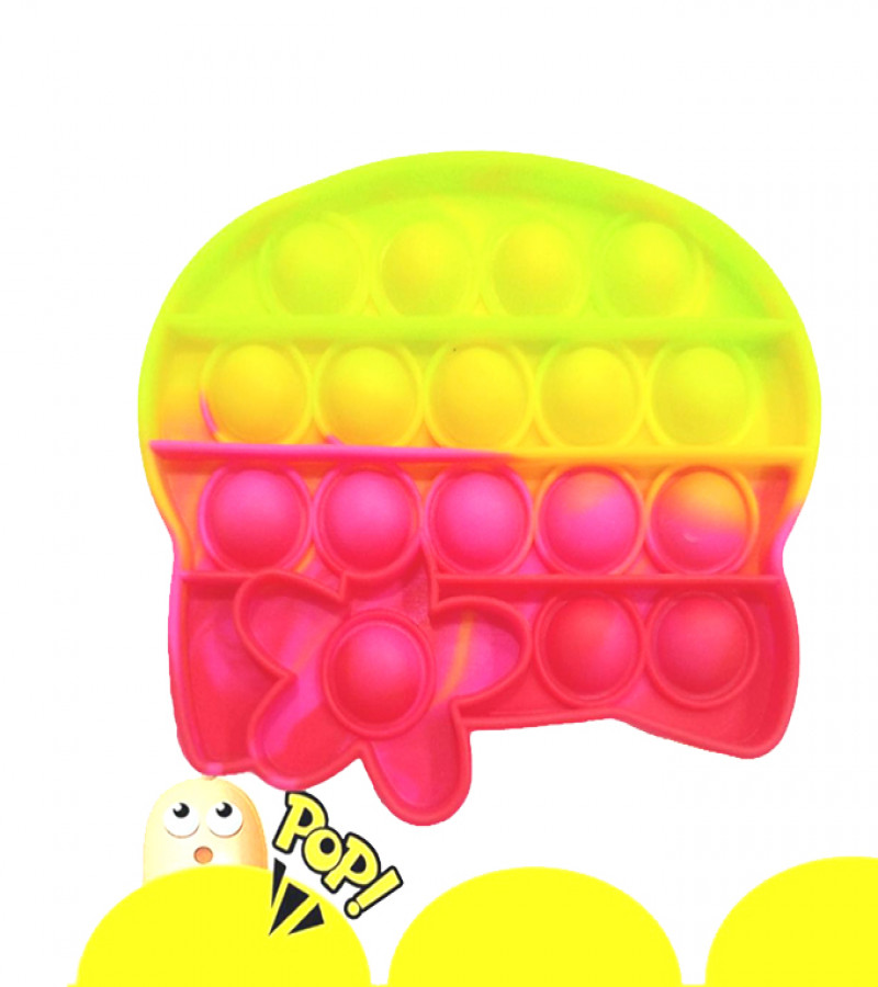 Alsimba Push Popit Bubble Silicone Toy for Kids - Approx. 5 inches - Hello Kitty
