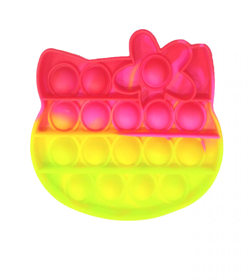 Alsimba Push Popit Bubble Silicone Toy for Kids - Approx. 5 inches - Hello Kitty