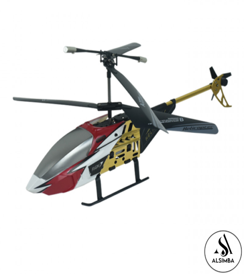 Alsimba RFD-018 2.0 Channel Rechargeable Remote Control Flying Helicopter Toy for Kids – Random Color – Indoor RC Fun