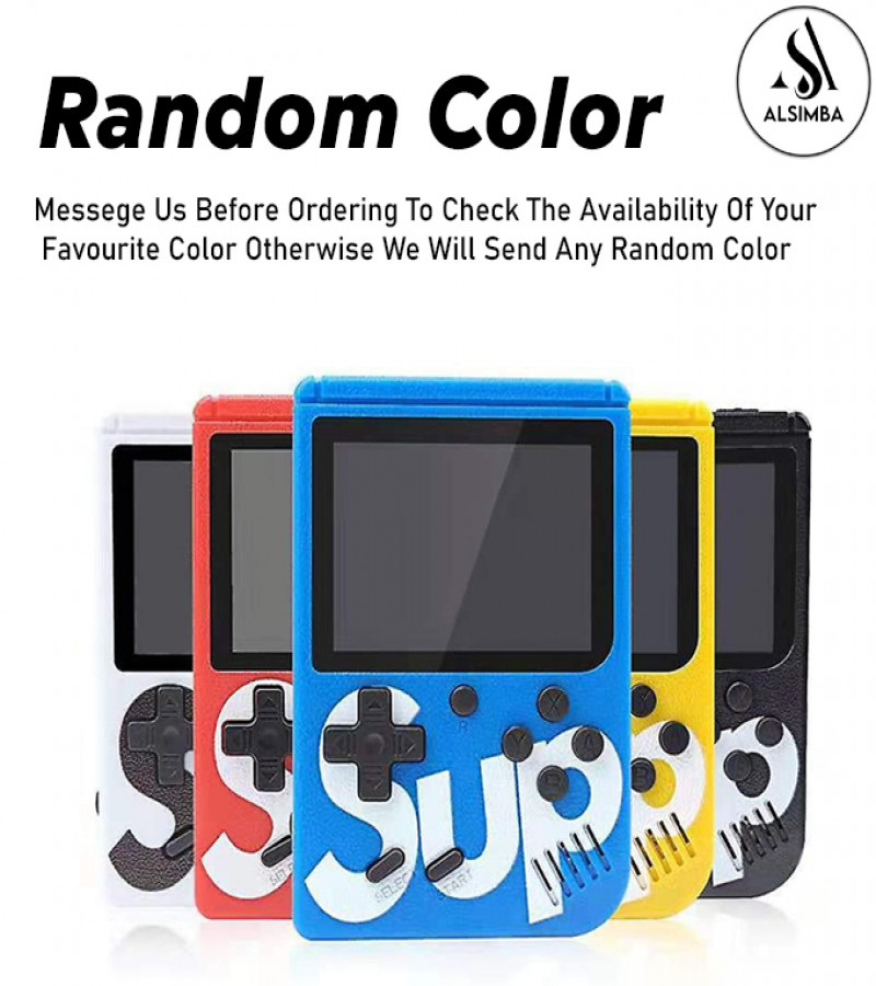 Alsimba SUP 2 Player Game Box With Controller 400 In 1 Retro Video Game Rechargeable Portable Handheld Game Console Handheld Game PAD Gamebox for kids
