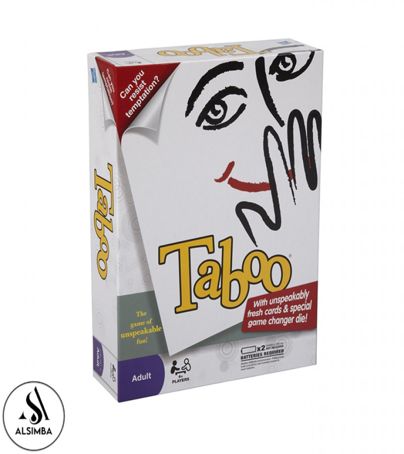 Alsimba Taboo Game – The Game of Intelligence & Fun | Family Friendly Card Game for Kids & Adults | Taboo Board Game