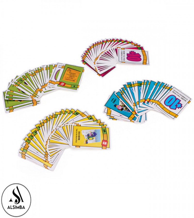 Alsimba Game of Life Adventures Card Game – 110 Cards for Kids & Adults | Fun Family Game | 2-4 Players | Age 8+