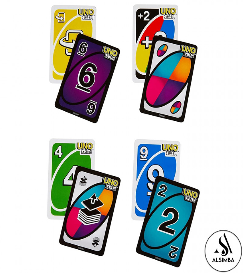 UNO Flip Cards Game 110 Cards | English Version | Best Quality | Family Fun Game for Kids & Adults | Party Game Set