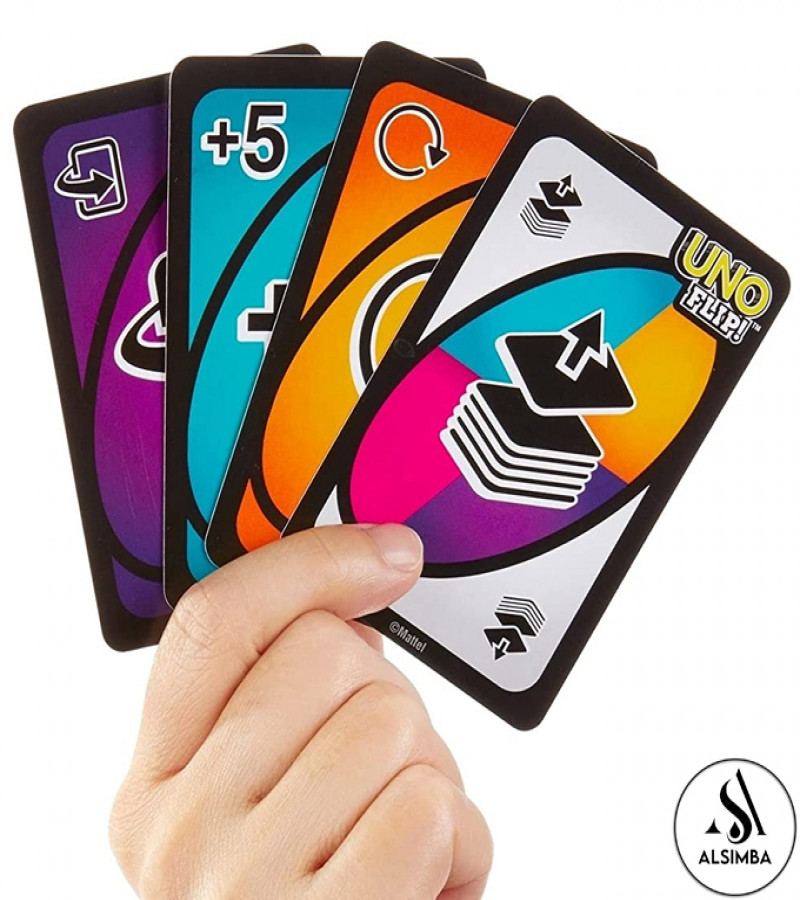 UNO Flip Cards Game 110 Cards | English Version | Best Quality | Family Fun Game for Kids & Adults | Party Game Set