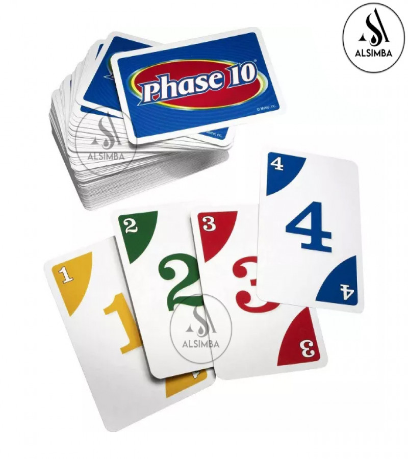 Alsimba UNO Phase 10 Cards Game – Special Edition 108 PCS | Imported Quality Family Fun Pack for Kids & Adults
