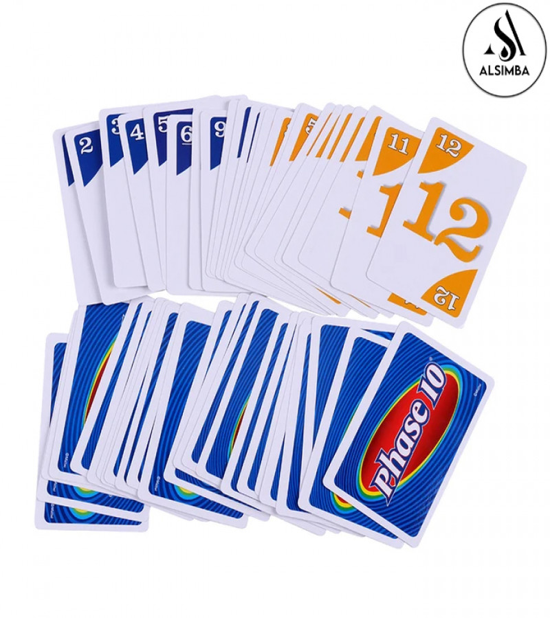 Alsimba UNO Phase 10 Cards Game – Special Edition 108 PCS | Imported Quality Family Fun Pack for Kids & Adults