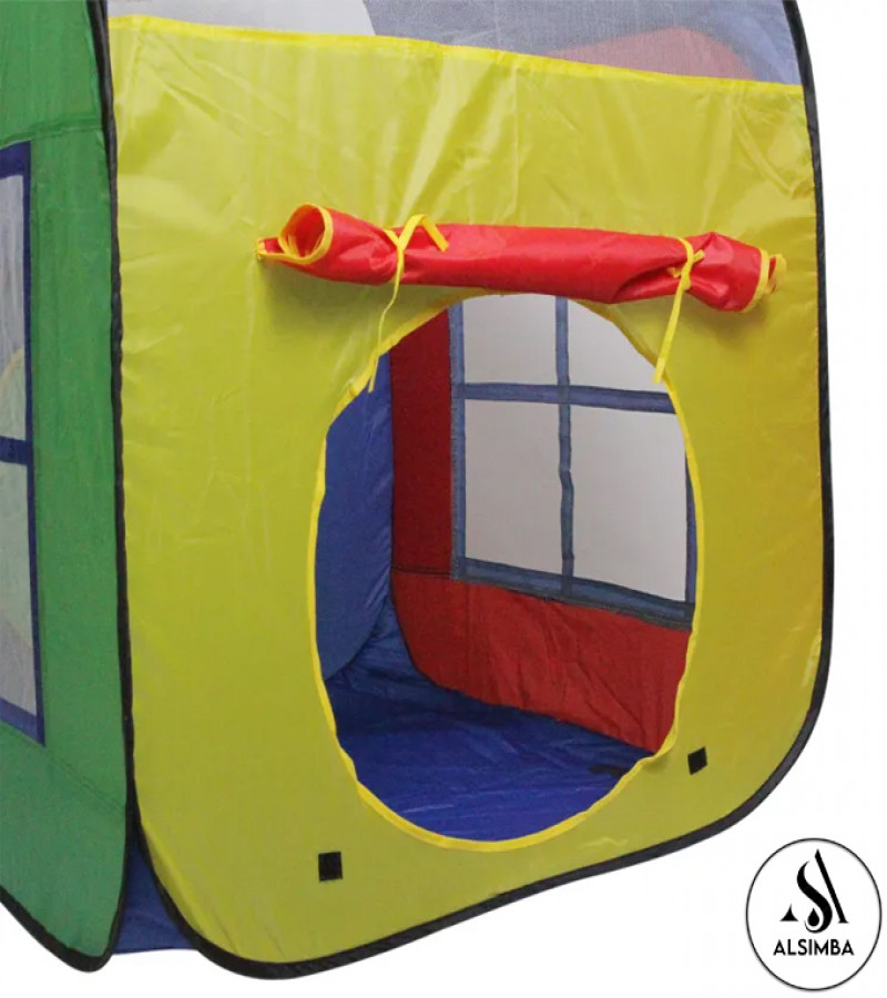 Alsimba Kids’ Play Tent – Foldable, Easy Setup – 2 Poles, Surprise Colors – Indoor/Outdoor – 110cm Fun Tent