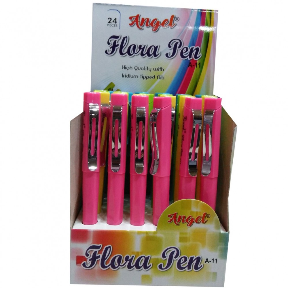 Angel Flora Pen A-11 For Kids - 24 piece