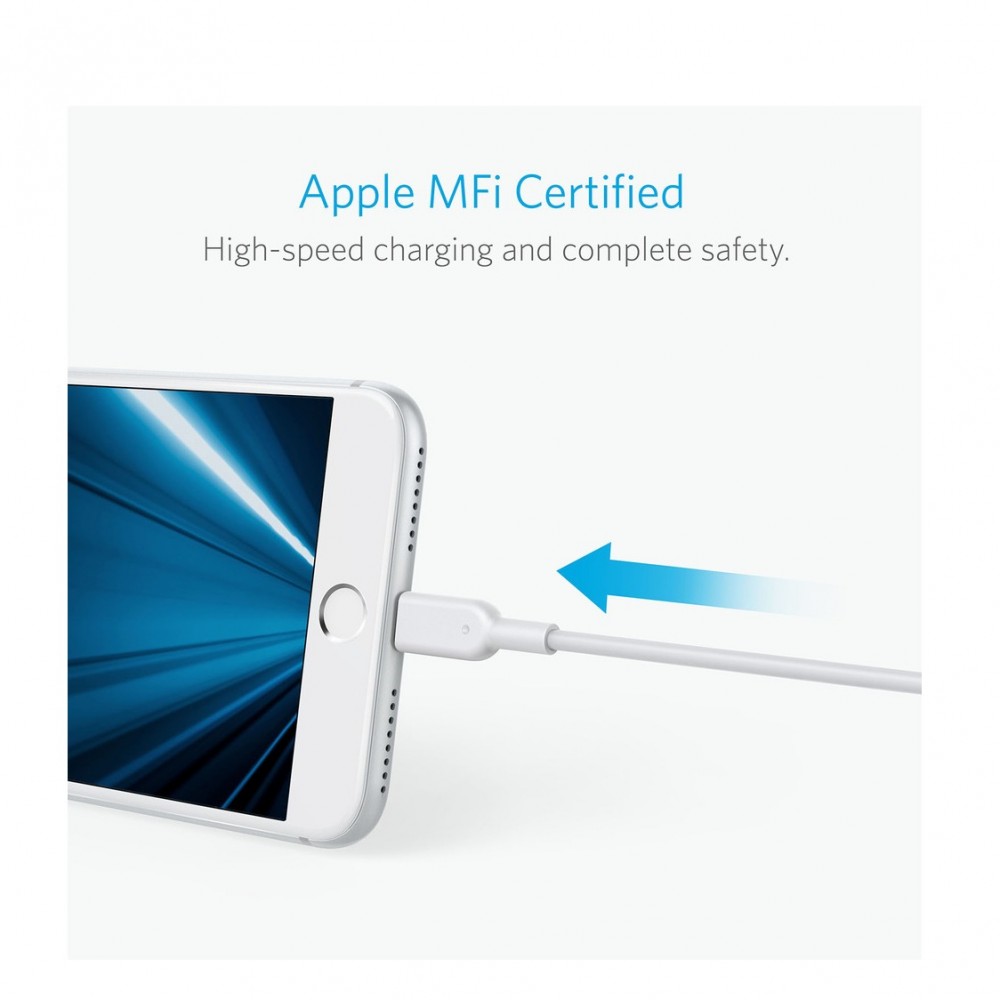 Anker Power Line II Data Cable For iPhone - 10 Feet Lightening Cable