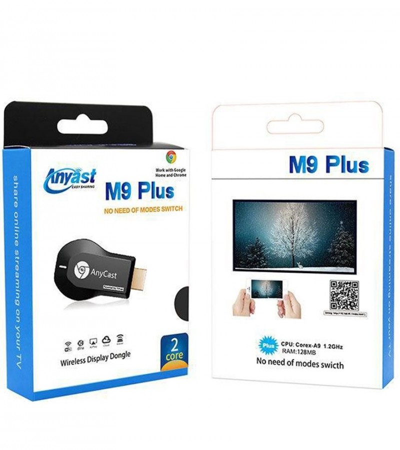 AnyCast M9 Plus 2Core 1080P Hdmi WiFi Display TV Dongle