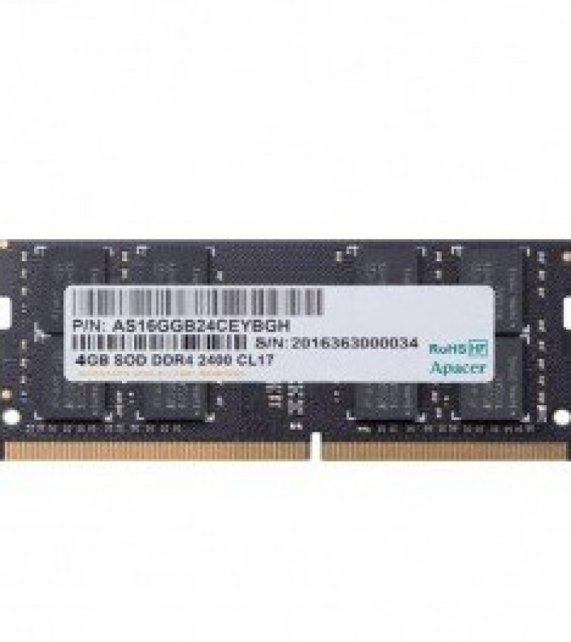 APACER DDR4 4GB Desktop RAM - 2400 MHz