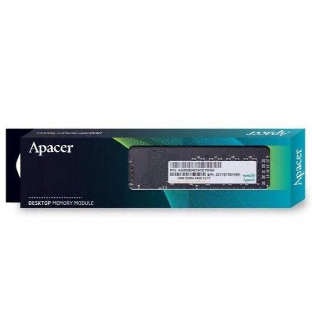 APACER DDR4 8GB Desktop RAM - 2400 MHz