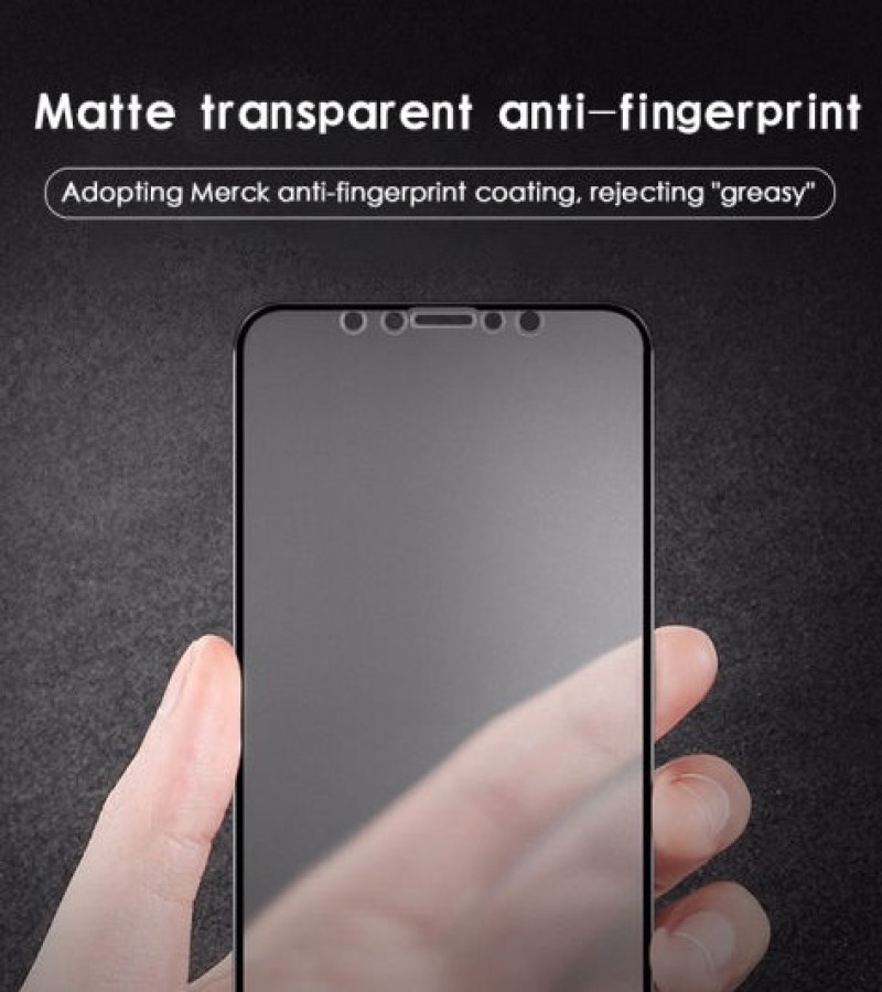 Apple Iphone 11 Pro Max Ceramic Matte Sheet Unbreakable Antishock Hybrid Film Fiber Protector