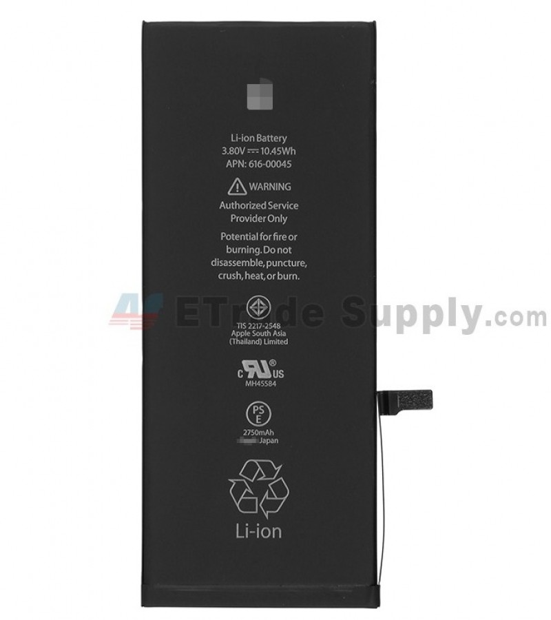 Apple Iphone 6s Plus Battery Replacement With 2750mah Capacity Black Sale Price Buy Online In Pakistan Farosh Pk