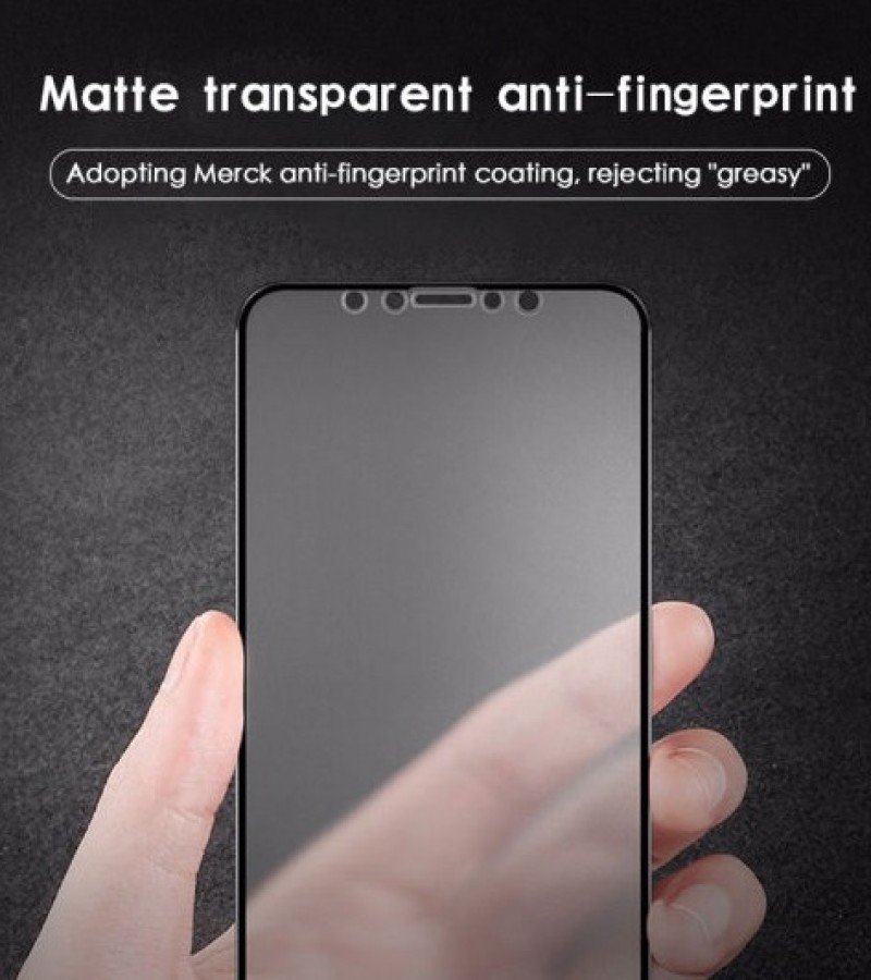 Apple Iphone XS Max 11 Pro Max Ceramic Matte Sheet Unbreakable Antishock Hybrid Film Fiber Protector