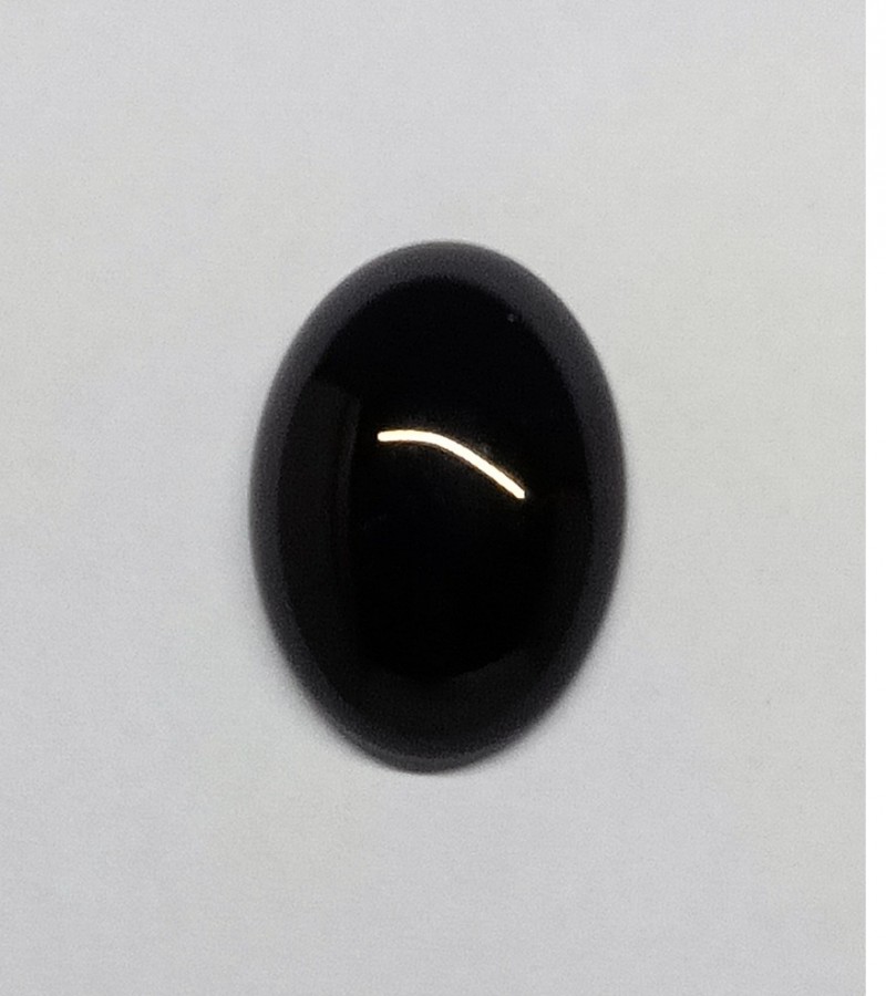 Aqeeq Black Gemstone weight 20 carat. 25x18mm