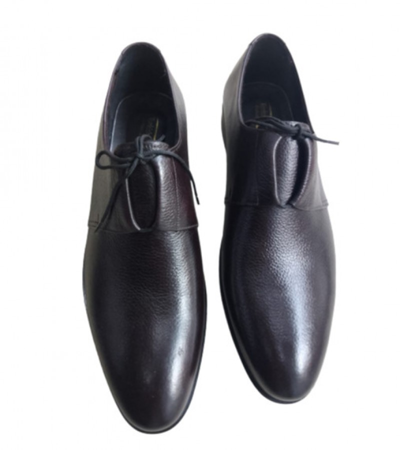 Dark brown laceup formal shoe - For Men