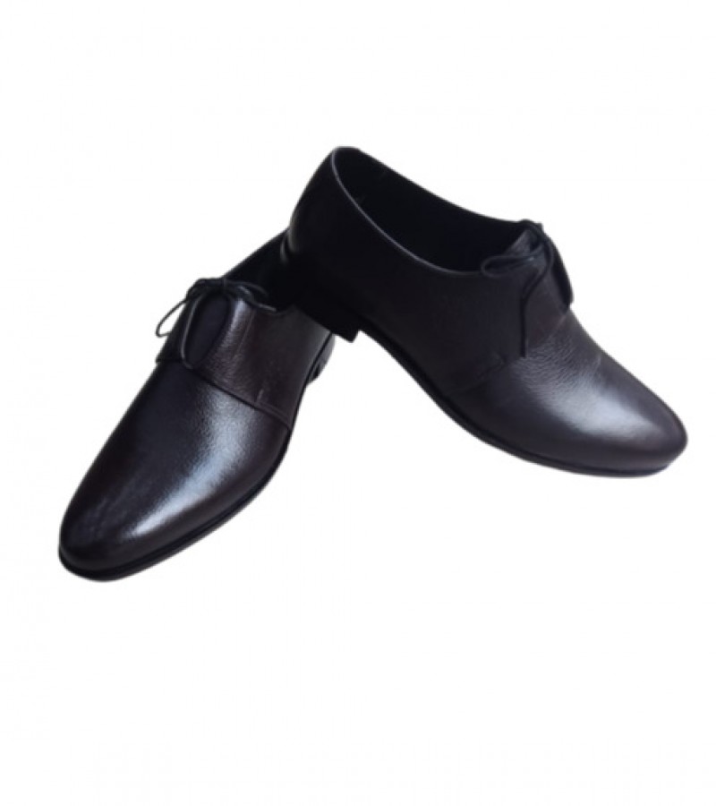 Dark brown laceup formal shoe - For Men