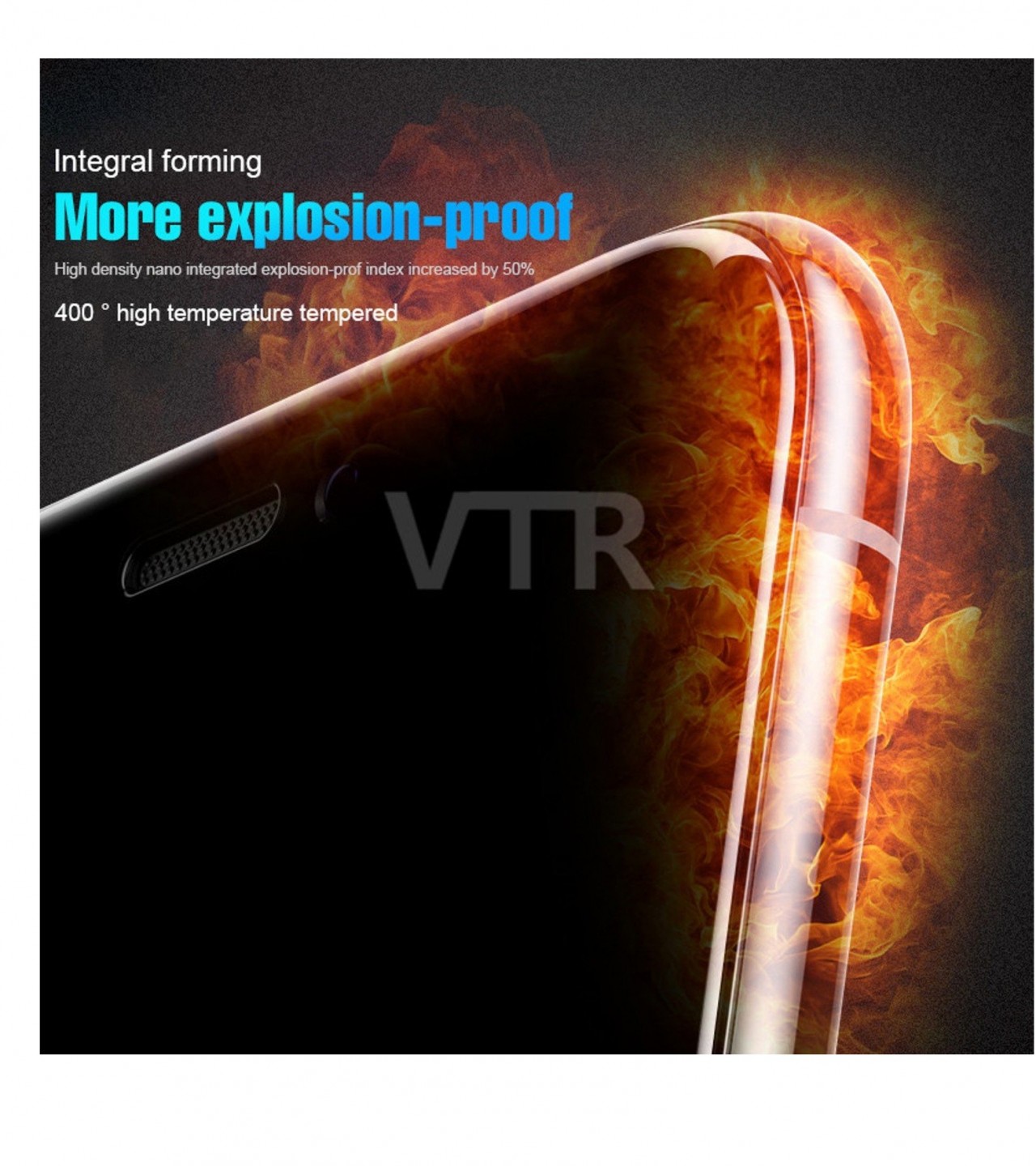 9D Full Cover Tempered Glass for  Iphone 6 plus  P103