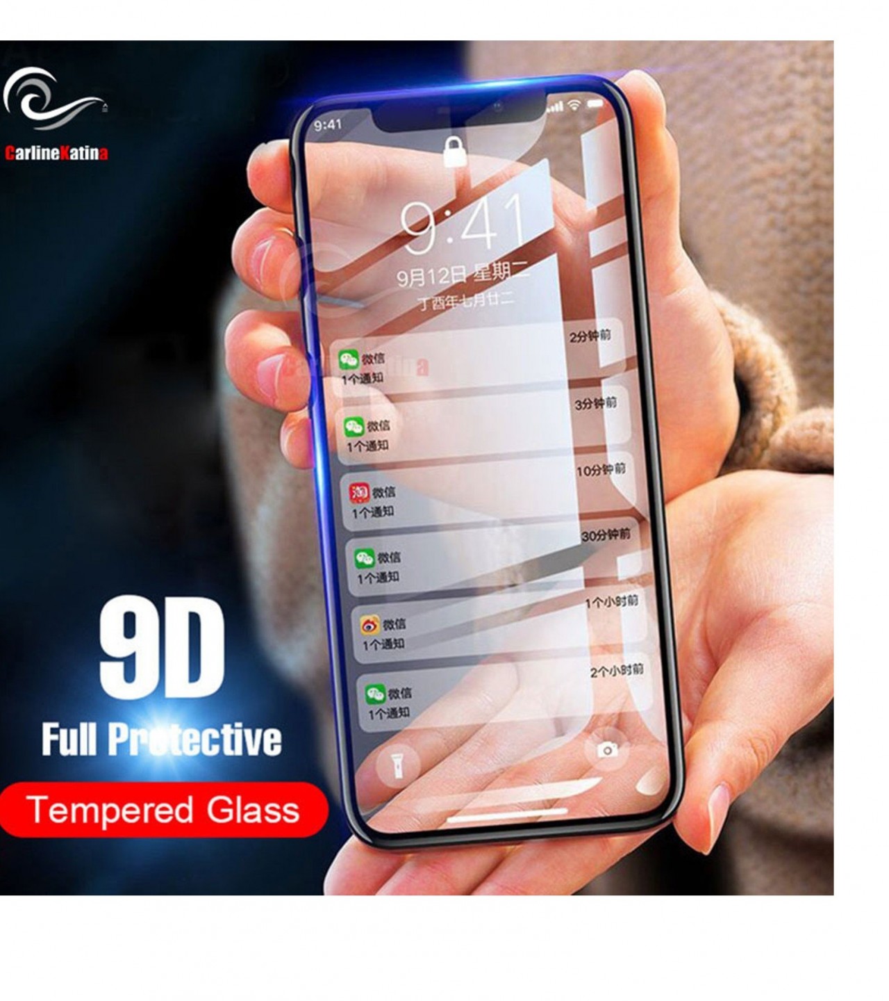 9D Tempered Glass for iPhone 7 Plus  P105