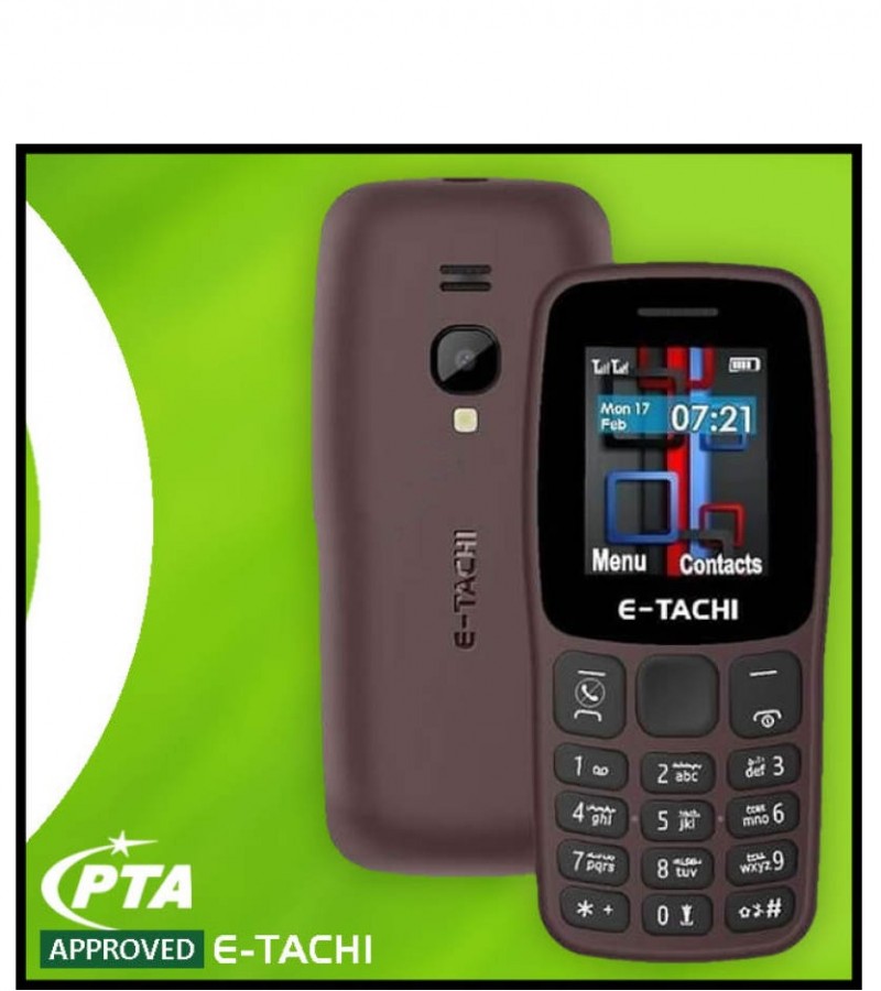 E Tachi B13 Keypad Mobile Phone - Dual SIM - Camera - Torch