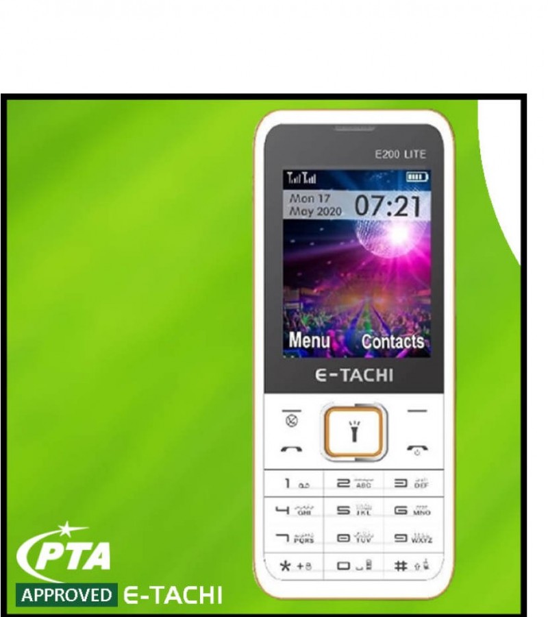 E Tachi E200 Lite Phone (Without Camera) HUGE Battery 3200 mAh