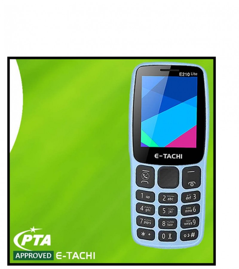 E Tachi E210 Lite - 2.4" Big Screen Keypad Mobile Phone (Without Camera)