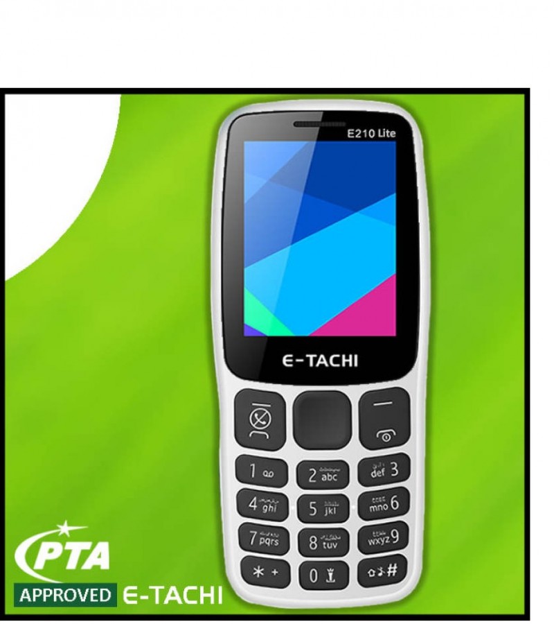 E Tachi E210 Lite - 2.4" Large Display Keypad Mobile Phone (Without Camera)