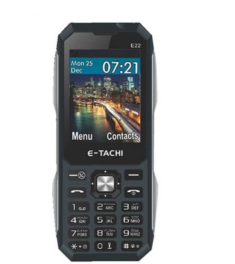 E Tachi E22 Mobile Phone 2500 mAh Battery - 1000 Contacts Memory