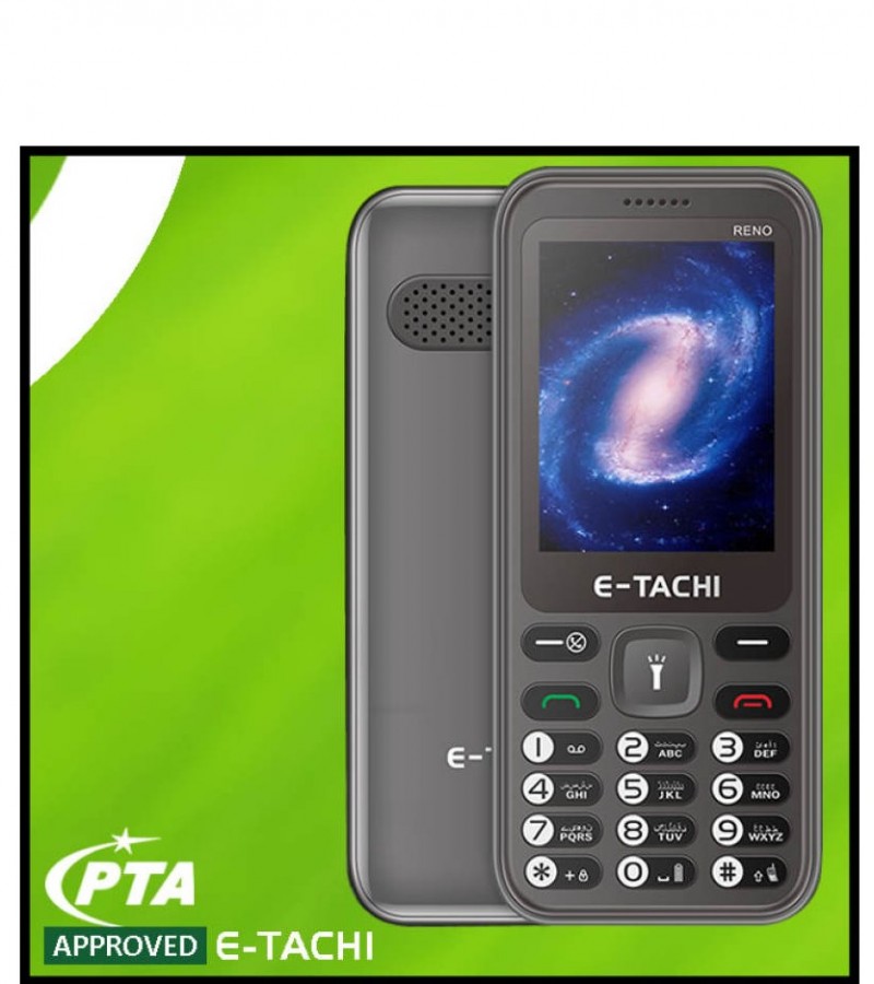 E Tachi Reno Lite Mobile Phone (WITHOUT CAMERA) - 2.4" Big Display