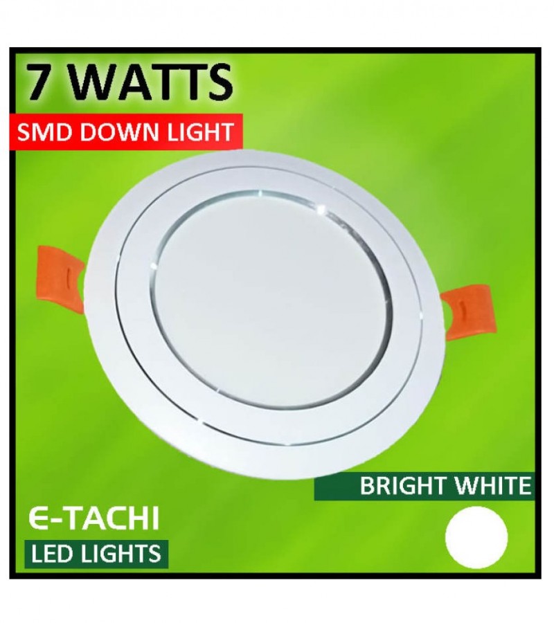 E Tachi SMD Down light Ceiling Light - 7 Watts WHITE 3 Inches