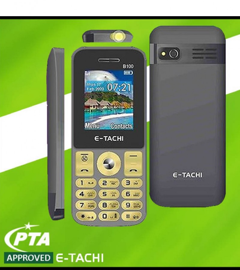 ETachi B100 Mobile Phone - 2200 mAh BIG Battery - 1.8" Display