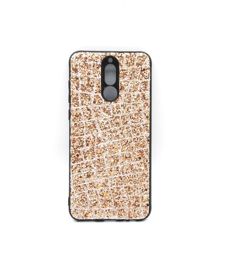 Glittery Golden Case For Mate 10 Lite