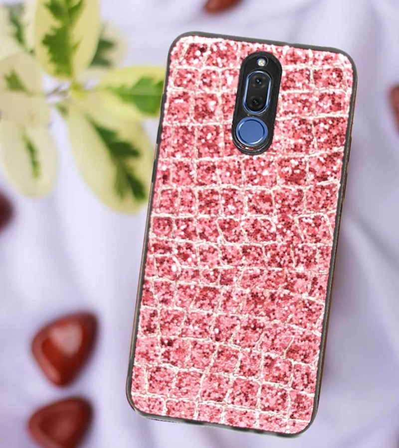 Glittery Golden Pink Case For Mate 10 Lite