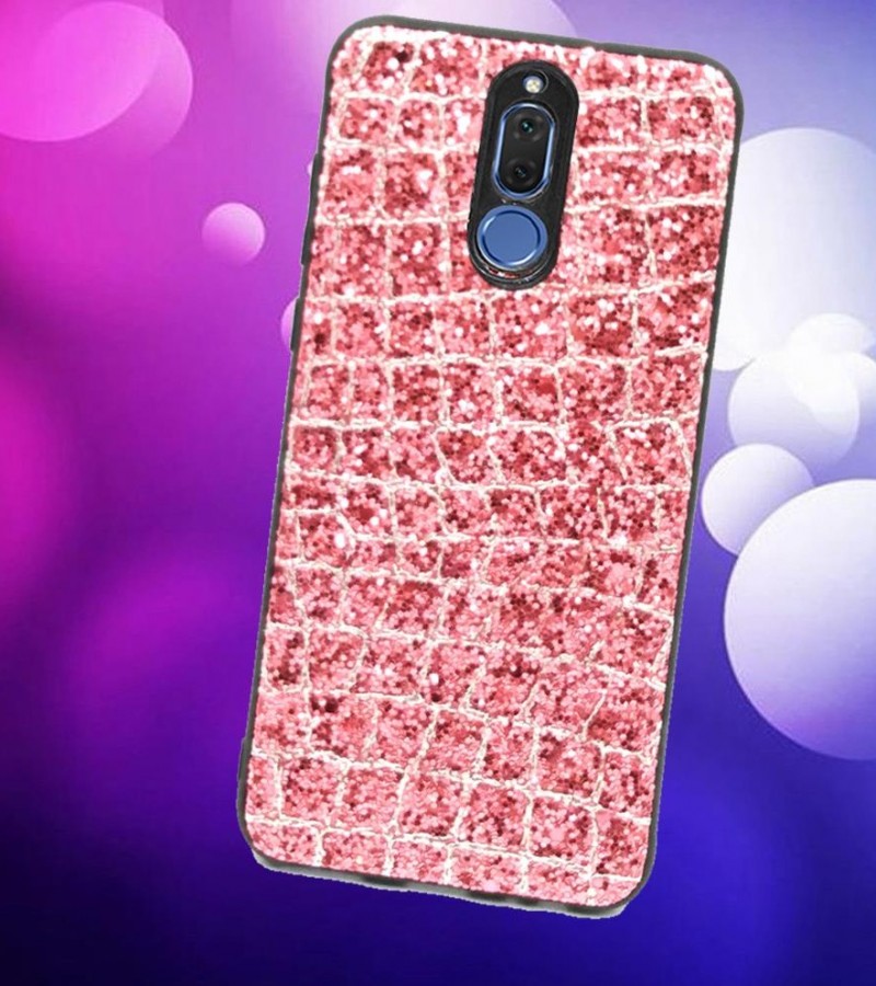 Glittery Golden Pink Case For Mate 10 Lite