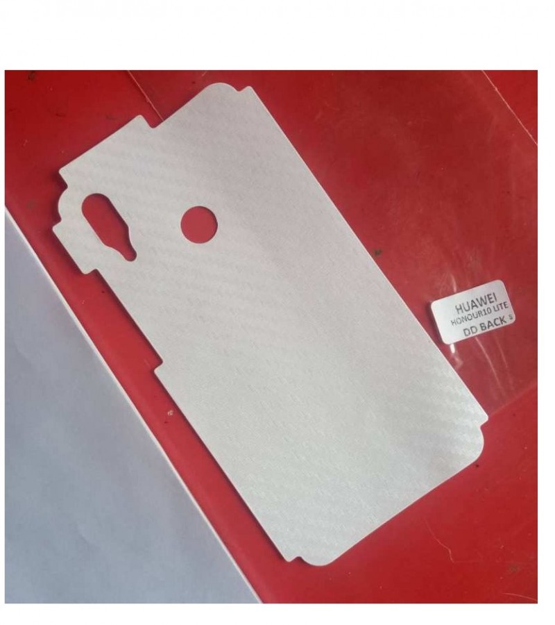 Honor 10 Lite - Carbon fibre - Matte Mosaic Design - Back Skin - Back Protector - Sheet - 020